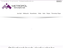 Tablet Screenshot of metropolkizyurdu.com